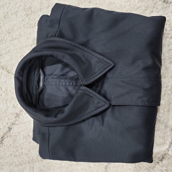 HUGO BOSS Coat Men sz Large Stain-Resistant Repellent Unlined Black Waterproof - Picture 16 of 16